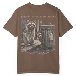 Trash Panda Union t-shirt in Black, thumbnail 5