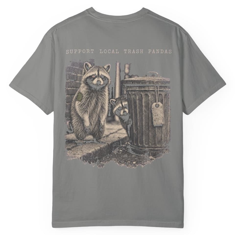 Trash Panda Union t-shirt in Black, photo 13