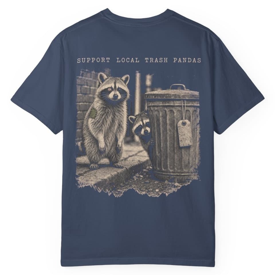 Trash Panda Union t-shirt in Black, photo 3
