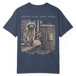 Trash Panda Union t-shirt in Black, thumbnail 3