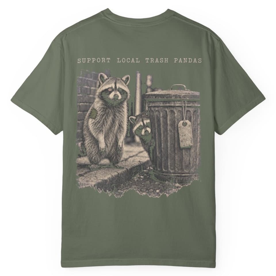 Trash Panda Union t-shirt in Black, photo 9