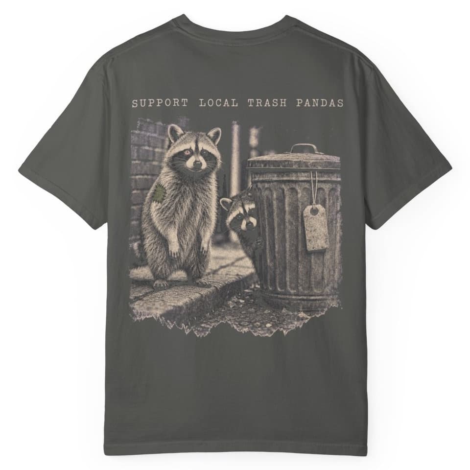 Trash Panda Union t-shirt in Black, photo 7