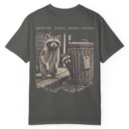 Trash Panda Union t-shirt in Black, thumbnail 7