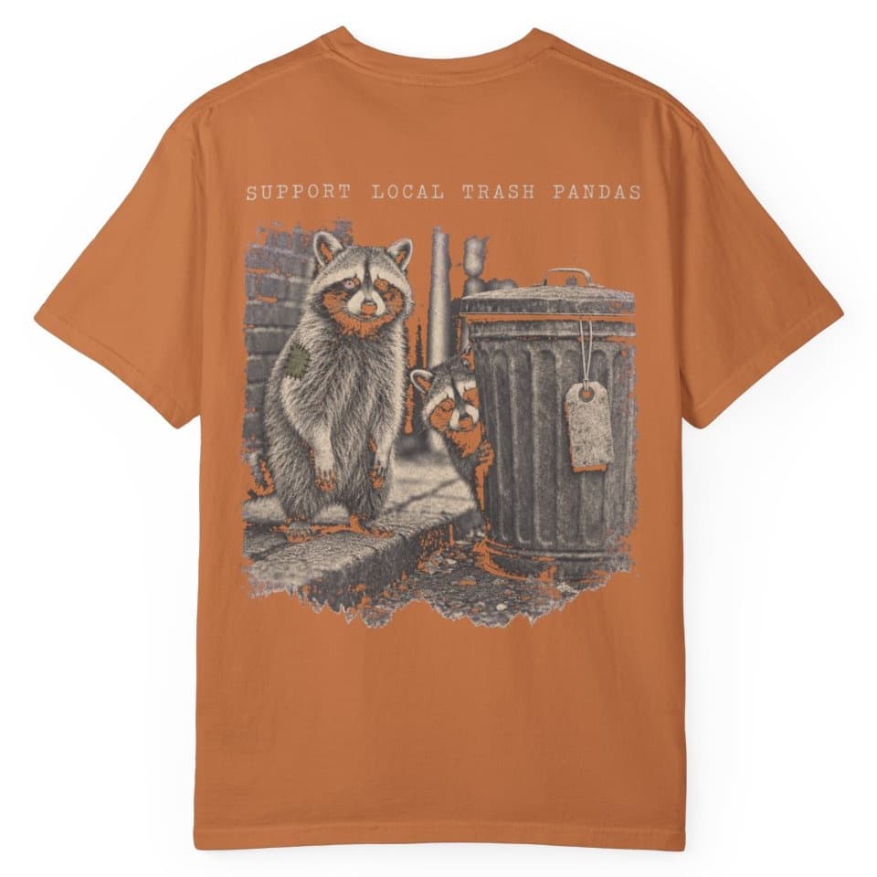 Trash Panda Union t-shirt in Black, photo 19