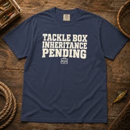 Tackle Box Inheritance Pending t-shirt in Black, thumbnail 2