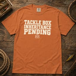 Tackle Box Inheritance Pending t-shirt in Black, thumbnail 10