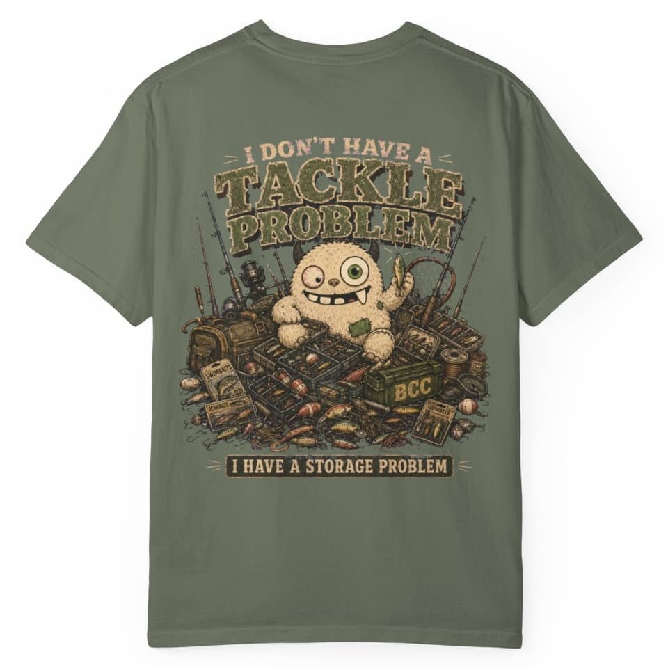 Tackle Storage Problem t-shirt in Black, photo 9