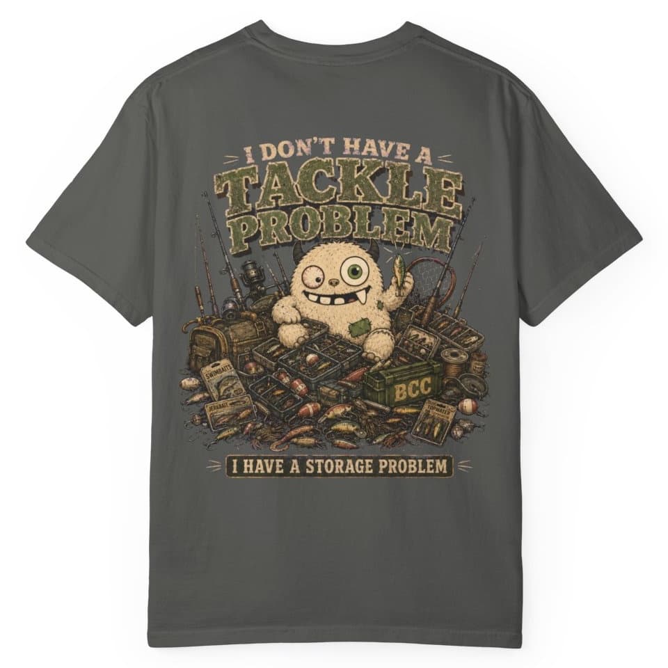 Tackle Storage Problem t-shirt in Black, photo 7