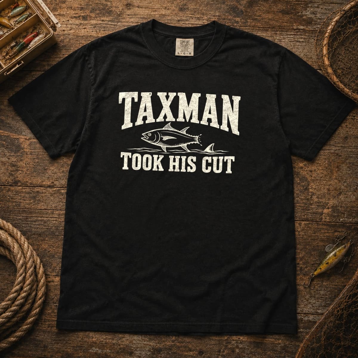 Taxman Took His Cut t-shirt in Espresso, photo 9