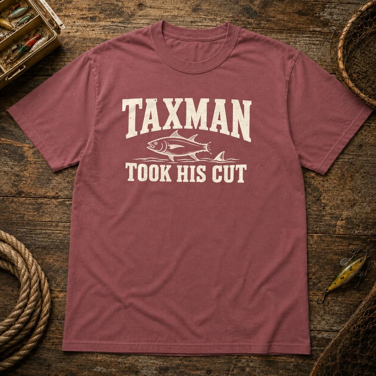 Taxman Took His Cut t-shirt in Espresso, photo 3