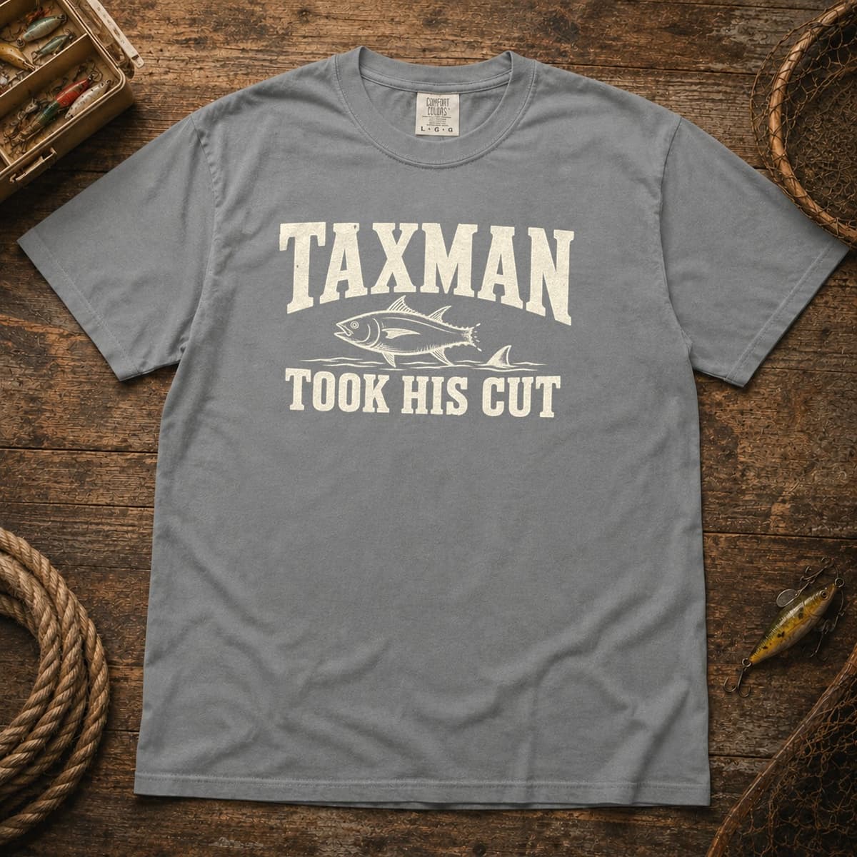 Taxman Took His Cut t-shirt in Espresso, photo 8