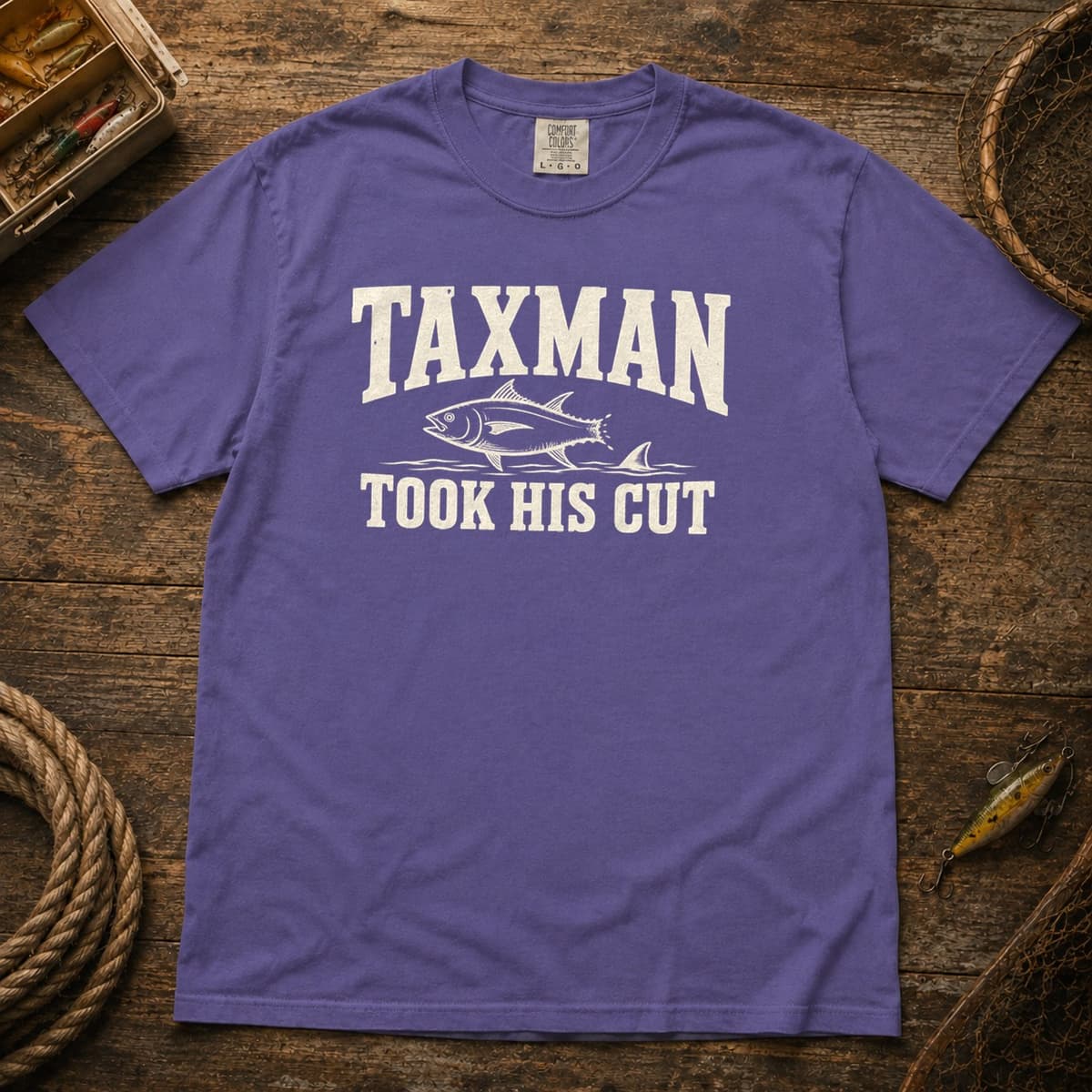 Taxman Took His Cut t-shirt in Espresso, photo 4