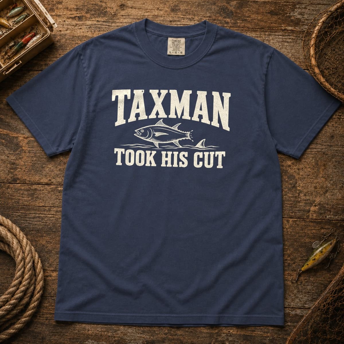 Taxman Took His Cut t-shirt in Espresso, photo 10