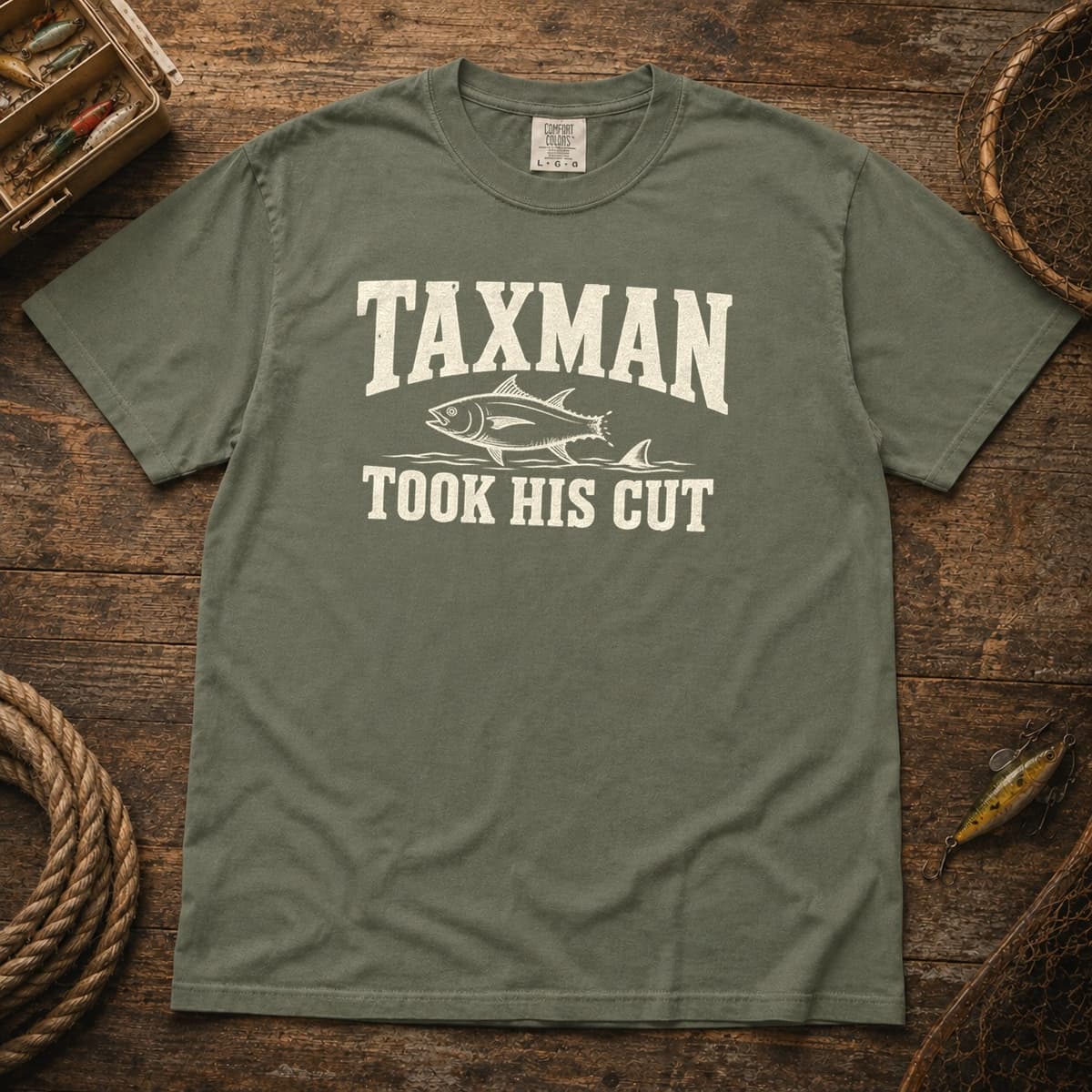 Taxman Took His Cut t-shirt in Espresso, photo 7