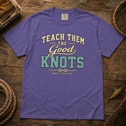 Teach Them the Good Knots t-shirt in Black, thumbnail 5