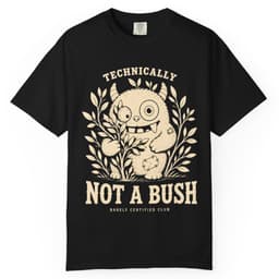 Technically Not a Bush Hunting Shirt t-shirt in Moss, thumbnail 2