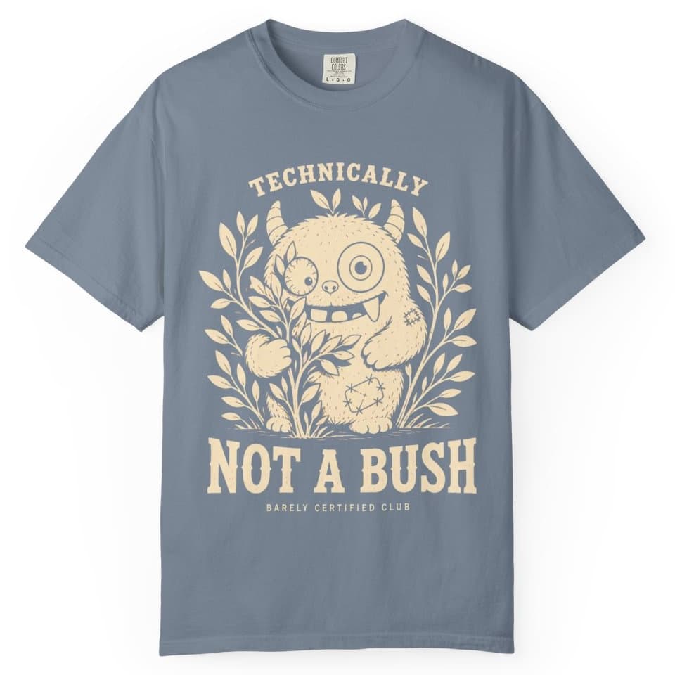 Technically Not a Bush Hunting Shirt t-shirt in Moss, photo 8