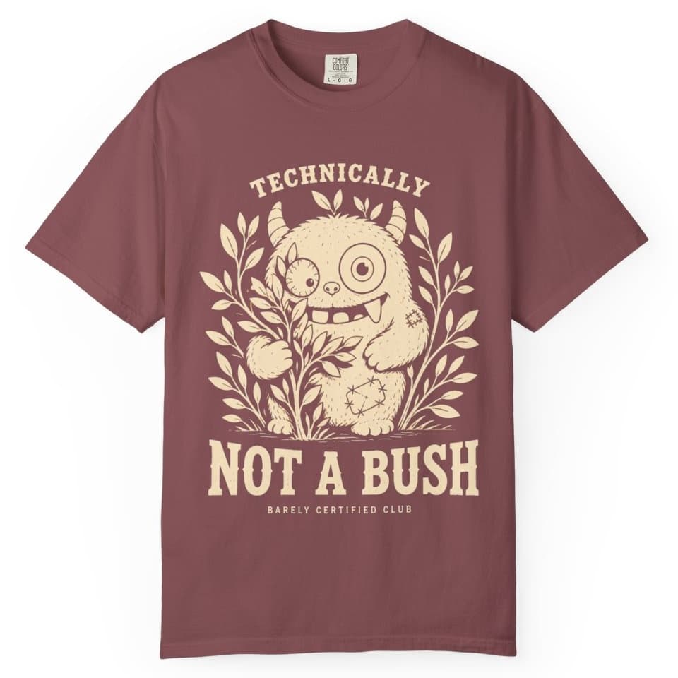 Technically Not a Bush Hunting Shirt t-shirt in Moss, photo 9
