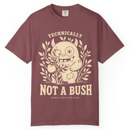 Technically Not a Bush Hunting Shirt t-shirt in Moss, thumbnail 9