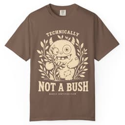 Technically Not a Bush Hunting Shirt t-shirt in Moss, thumbnail 4
