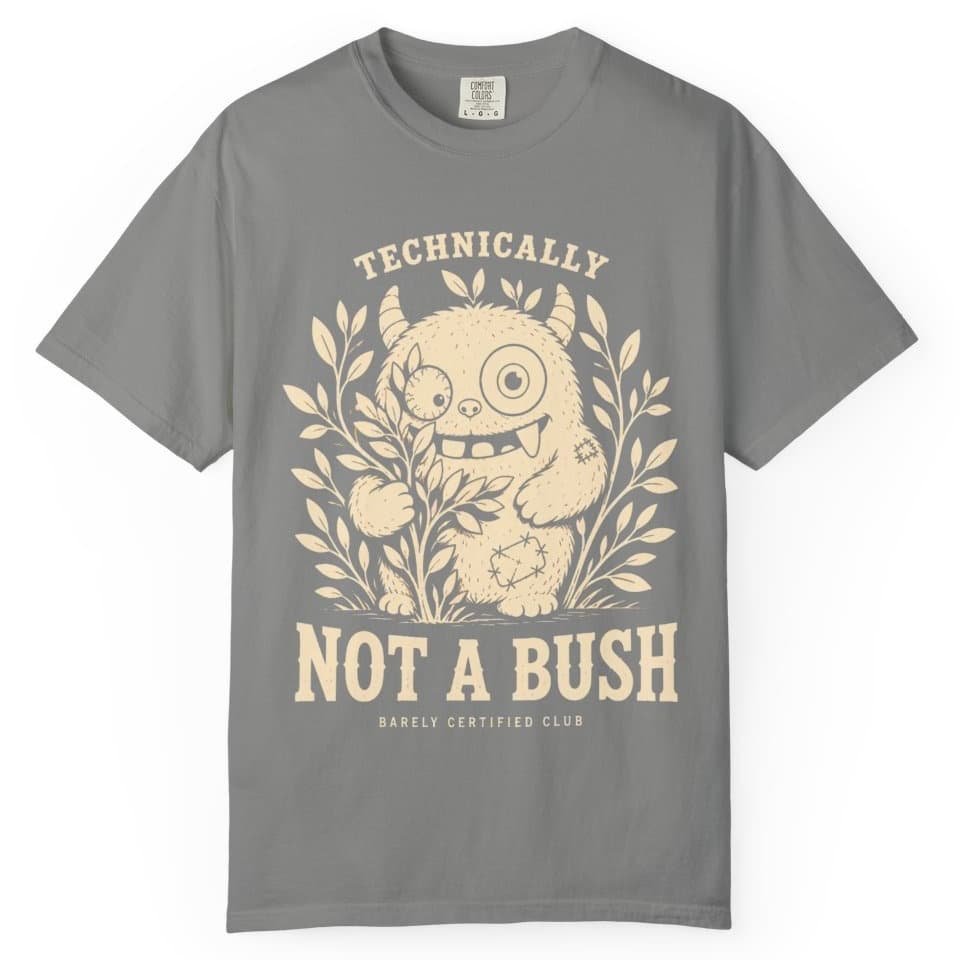 Technically Not a Bush Hunting Shirt t-shirt in Moss, photo 7