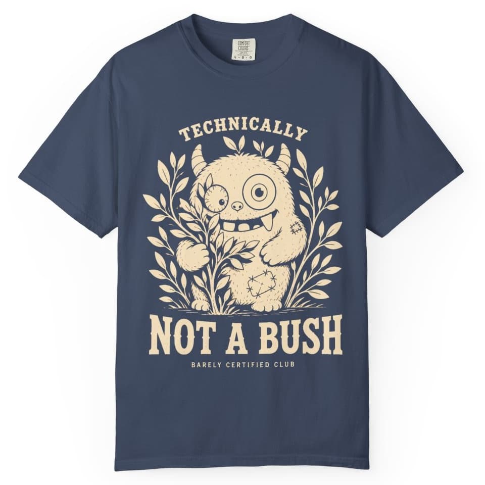 Technically Not a Bush Hunting Shirt t-shirt in Moss, photo 3