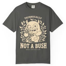 Technically Not a Bush Hunting Shirt t-shirt in Moss, thumbnail 5