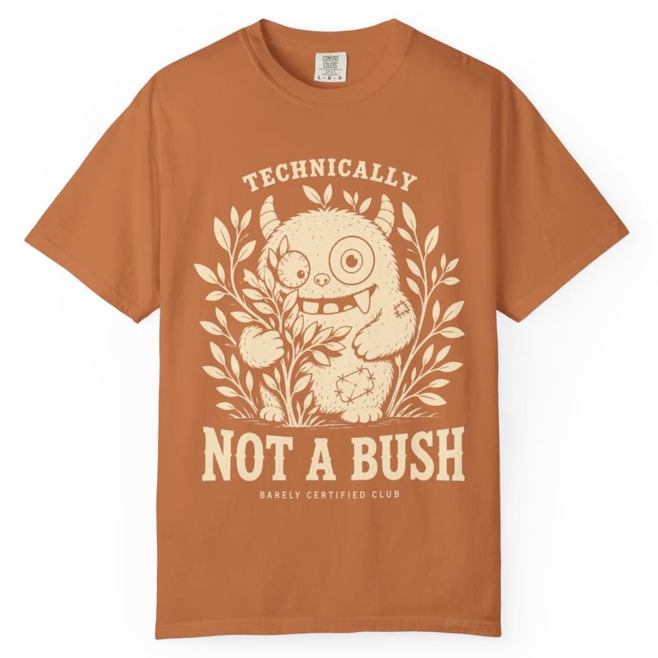 Technically Not a Bush Hunting Shirt t-shirt in Moss, photo 10