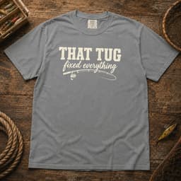 That Tug Fixed Everything t-shirt in Espresso, thumbnail 8