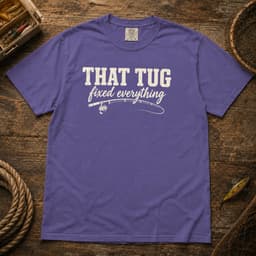 That Tug Fixed Everything t-shirt in Espresso, thumbnail 4
