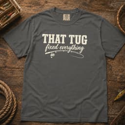 That Tug Fixed Everything t-shirt in Espresso, thumbnail 11
