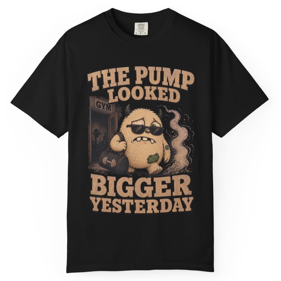 Yesterday Pump Check t-shirt in Black, photo 1