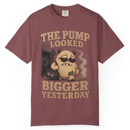 Yesterday Pump Check t-shirt in Black, thumbnail 9