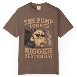 Yesterday Pump Check t-shirt in Black, thumbnail 3