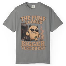 Yesterday Pump Check t-shirt in Black, thumbnail 7