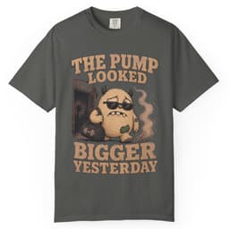Yesterday Pump Check t-shirt in Black, thumbnail 4