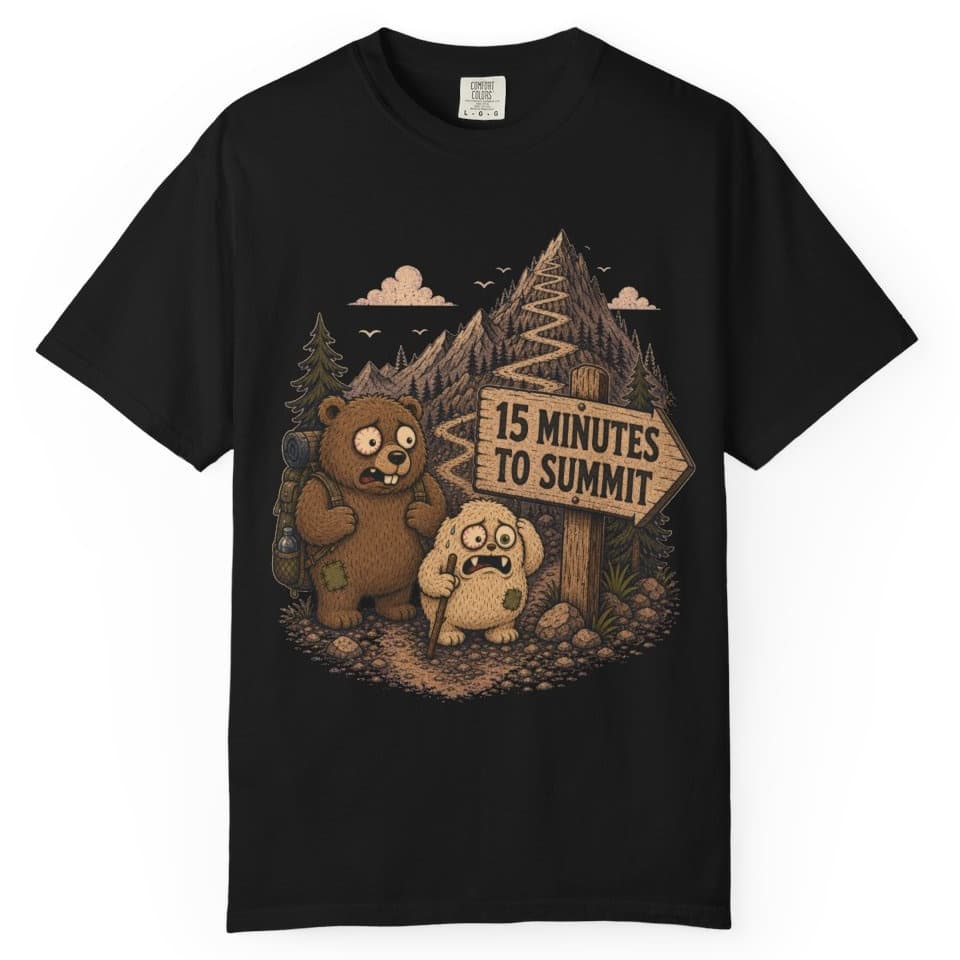 Summit in Fifteen t-shirt in Granite, photo 2