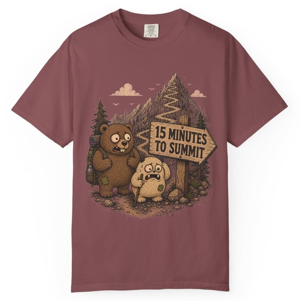 Summit in Fifteen t-shirt in Granite, photo 9