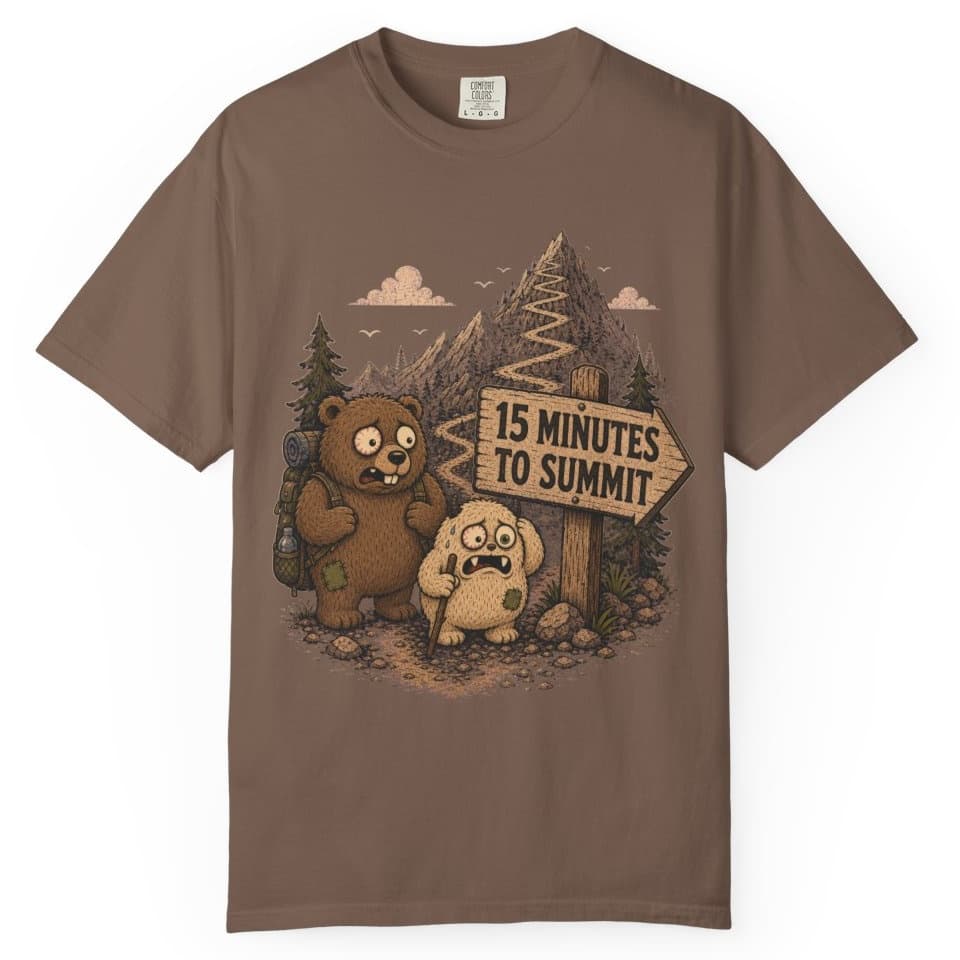 Summit in Fifteen t-shirt in Granite, photo 4