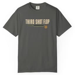 Third Shot Flop t-shirt in Black, thumbnail 3