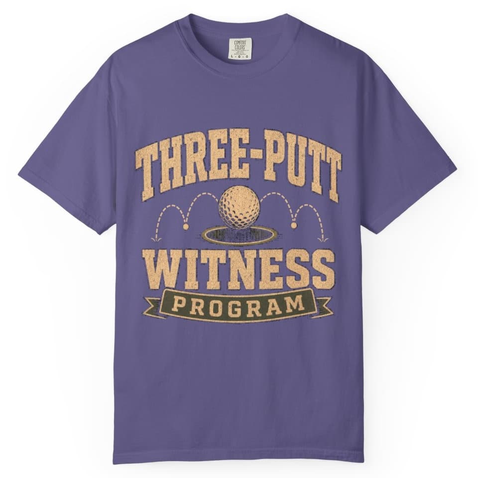 Three Putt Witness Program t-shirt in Granite, photo 6