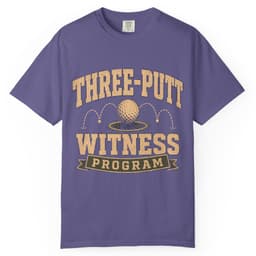 Three Putt Witness Program t-shirt in Granite, thumbnail 6