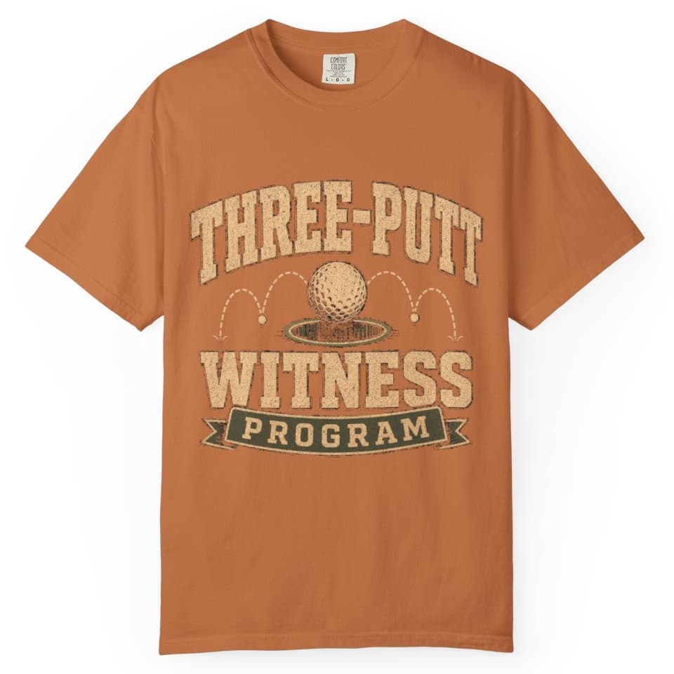Three Putt Witness Program t-shirt in Granite, photo 10