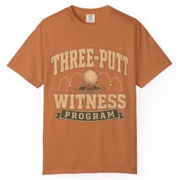Three Putt Witness Program t-shirt in Granite, thumbnail 10