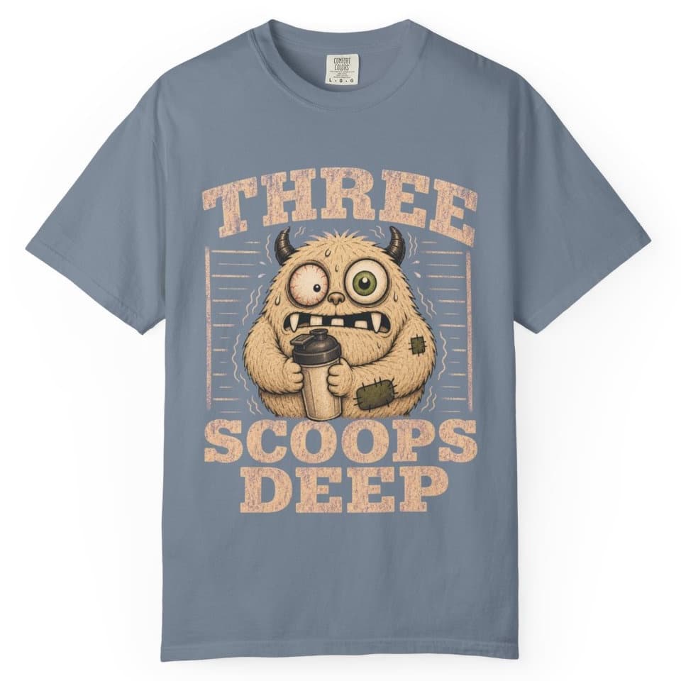 Three Scoops Deep t-shirt in Black, photo 8