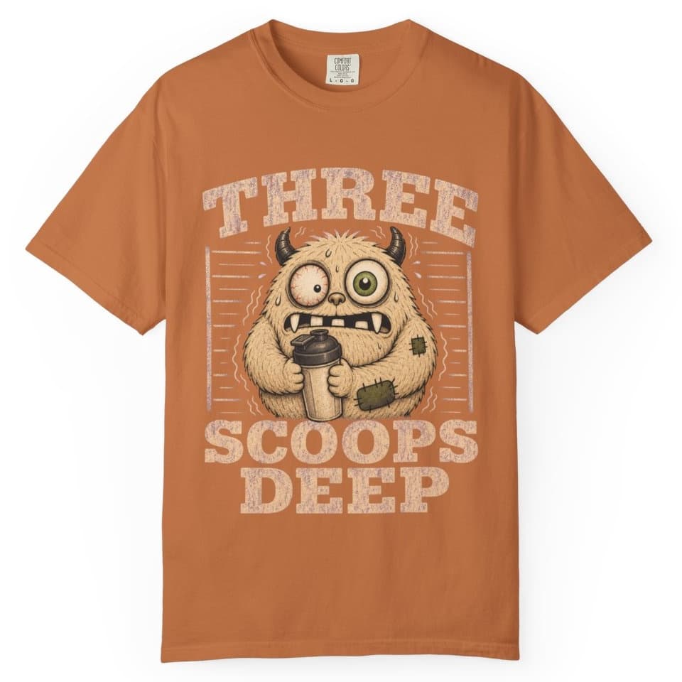 Three Scoops Deep t-shirt in Black, photo 10