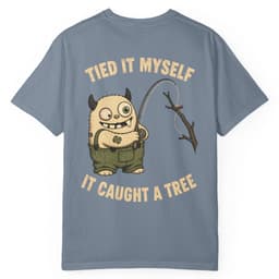 Tied It Myself Fly Fishing Shirt t-shirt in Espresso, thumbnail 17