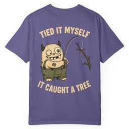 Tied It Myself Fly Fishing Shirt t-shirt in Espresso, thumbnail 13