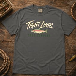 Tight Lines. Good Company. t-shirt in Blue Jean, thumbnail 5