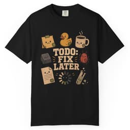 Future Me Problem t-shirt in Chili, thumbnail 2